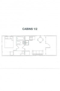 Cabin 1/2, layout diagram