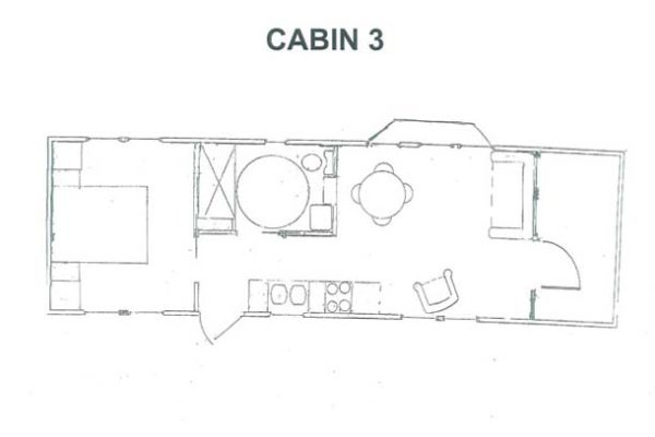 Cabin 3, layout diagram