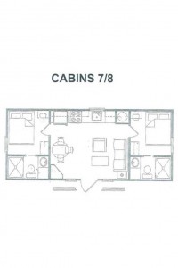 Cabin 7/8, layout diagram