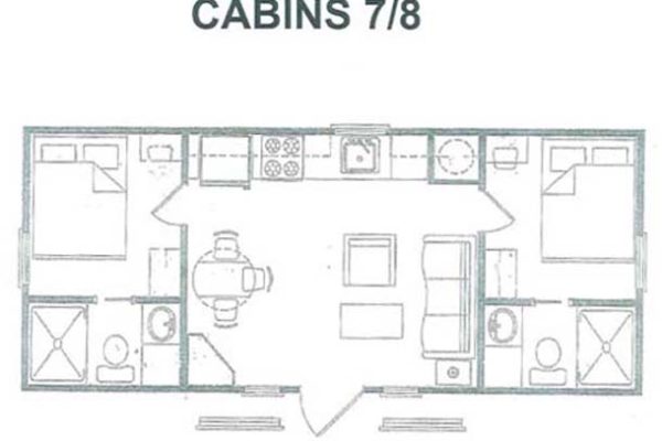 Cabin 7/8, layout diagram